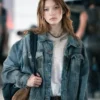 Twisted Metal S02 Saylor Bell Curda Blue Denim Jacket