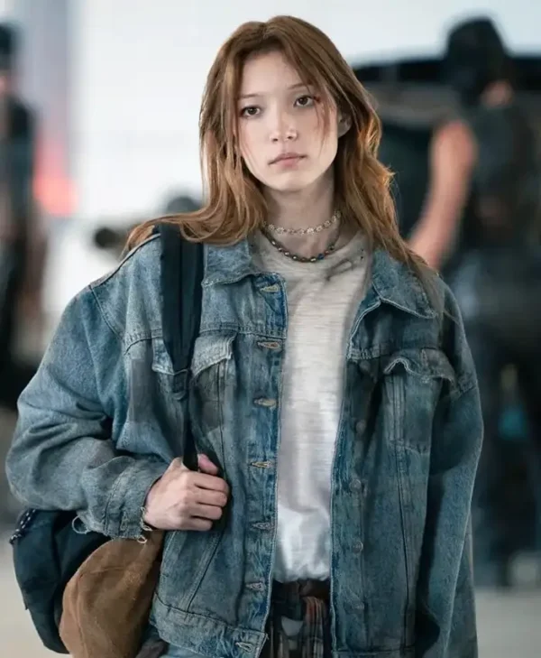 Twisted Metal S02 Saylor Bell Curda Blue Denim Jacket