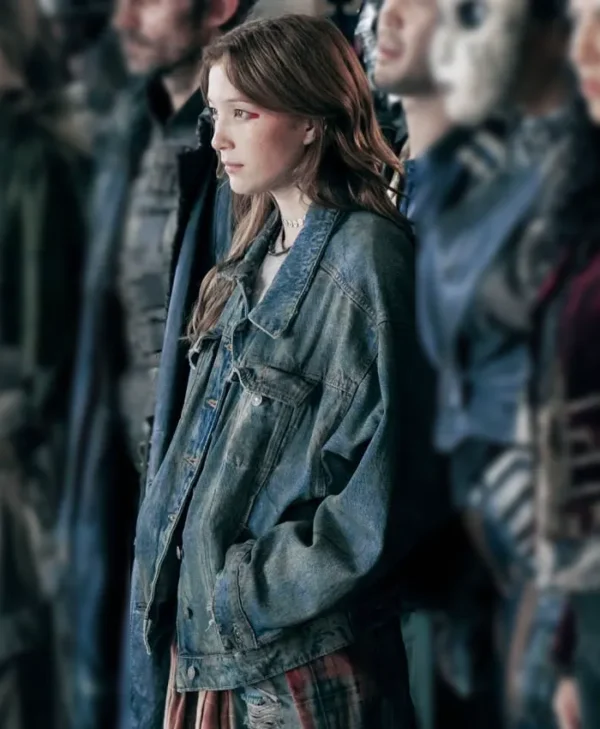 Twisted Metal S02 Saylor Bell Curda Blue Denim Jacket