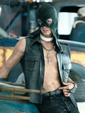 Twisted Metal S02 Tyler Johnston Black Vest Side