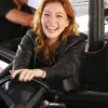 Twisted Metal Saylor Bell Curda Black Leather Blazer