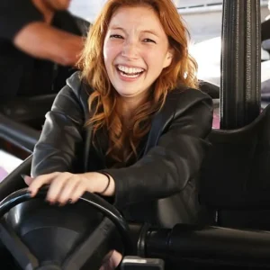 Twisted Metal Saylor Bell Curda Black Leather Blazer