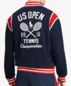 US Open Tennis Champion Blue Varsity Jacket