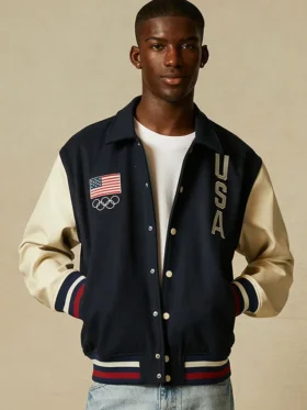 USA Olympics Team Varsity Jacket