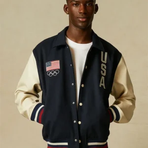 USA Olympics Team Varsity Jacket
