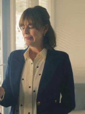 Untamed S01 Rosemarie DeWitt Blue Blazer Front