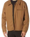 Untamed S01 Sam Neill Brown Jacket
