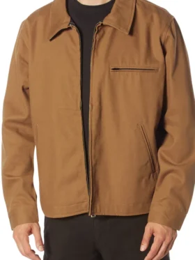 Untamed S01 Sam Neill Brown Jacket