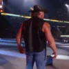 WWE SummerSlam Brock Lesnar Return Leather Vest Back