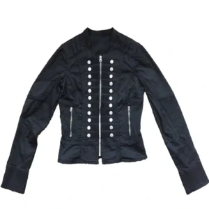 Wednesday S02 Evie Templeton Black Jacket