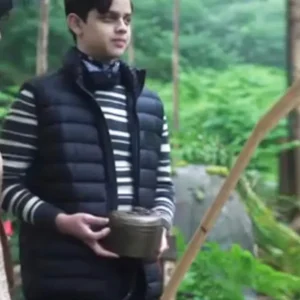 Wednesday S02 Isaac Ordonez Black Vest Front