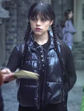 Wednesday S02 Jenna Ortega Puffer Vest