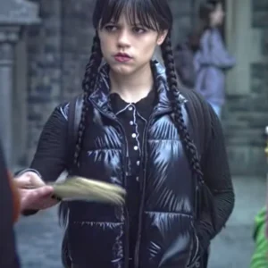 Wednesday S02 Jenna Ortega Puffer Vest