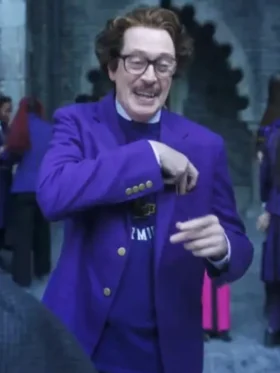 Wednesday S02 Steve Buscemi Purple Blazer Side