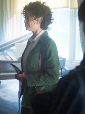 Wednesday S02 Thandiwe Newton Green Jacket