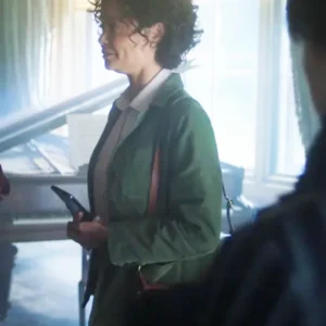 Wednesday S02 Thandiwe Newton Green Jacket