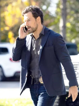 Wild Cards S02 Giacomo Gianniotti Blue Blazer