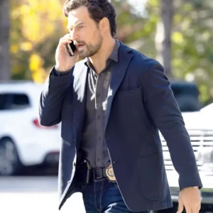 Wild Cards S02 Giacomo Gianniotti Blue Blazer