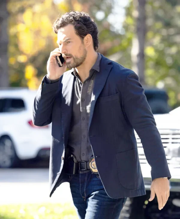 Wild Cards S02 Giacomo Gianniotti Blue Blazer