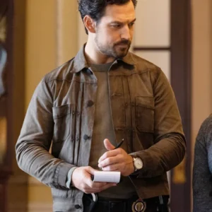 Wild Cards S02 Giacomo Gianniotti Grey Jacket Side