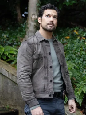 Wild Cards S02 Giacomo Gianniotti Grey Jacket