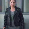 Wild Cards S02 Marie Avgeropoulos Black Leather Jacket
