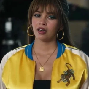 Wild Cards S02 Vanessa Morgan Embroidered Bomber Jacket