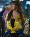 Wild Cards S02 Vanessa Morgan Embroidered Bomber Jacket Front