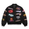 Wrestlemania 1 21 Black Varsity Jacket