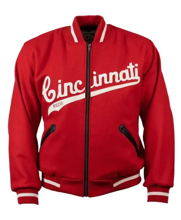 1969 Cincinnati Reds Varsity Wool Jacket Back