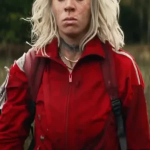 28 Years Later The Bone Temple Erin Kellyman Red Tracksuit Back