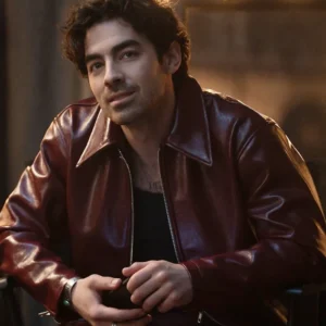 A Very Jonas Christmas Movie Joe Jonas Leather Jacket