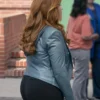 Abbott Elementary S05 Lisa Ann Walter Leather Blazer