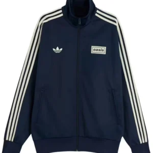 Adidas x Oasis Track Jacket Navy Back