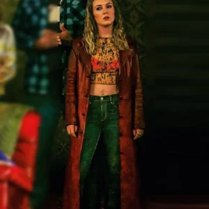 Adulthood Billie Lourd Leather Coat