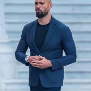 Andrew Tate Blue Blazer Side