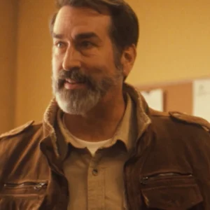 Bad Man Rob Riggle Brown Jacket