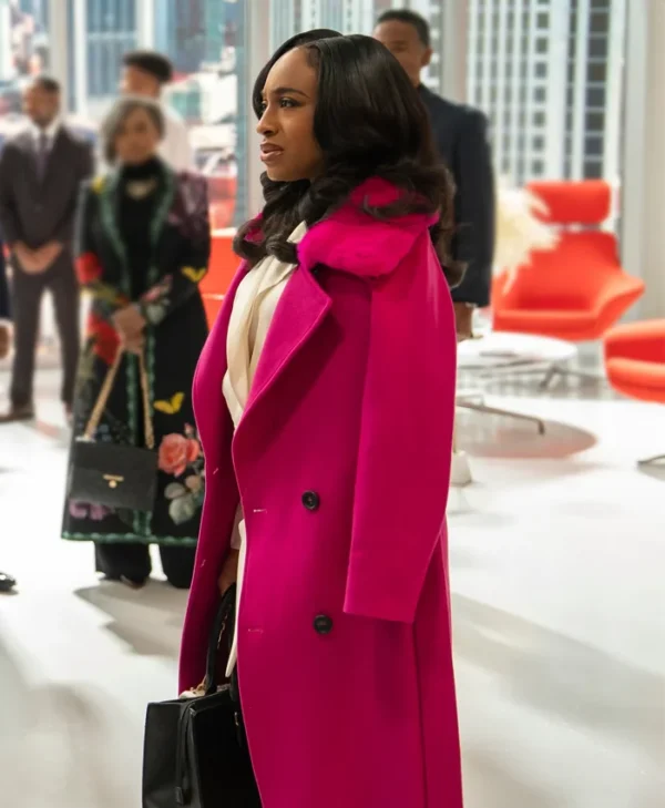 Beauty in Black S02 Taylor Polidore Williams Pink Coat Front