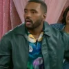 Beyond the Gates Sean Freeman Green Leather Jacket