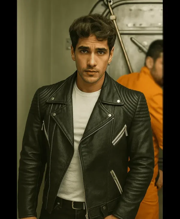 Billionaires' Bunker Pau Simon Leather Jacket Side