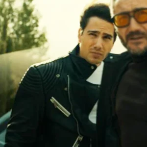 Billionaires' Bunker Pau Simon Leather Jacket Front