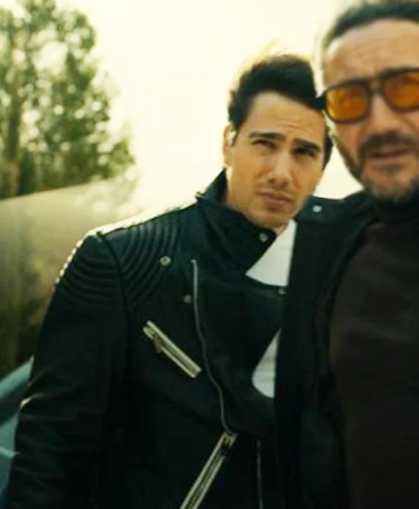 Billionaires' Bunker Pau Simon Leather Jacket Front