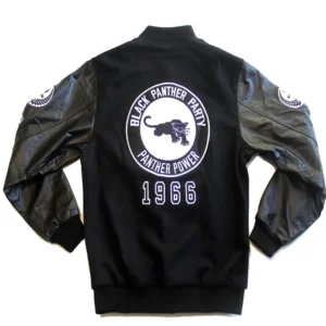 Black Panther Black Varsity Jacket