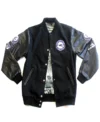 Black Panther Black Varsity Jacket Back