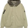 Brassic S07 Joe Gilgun Green Shearling Hooded Jacket