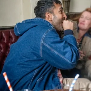 Brassic S07 Parth Thakerar Denim Jacket Front