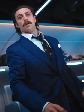 Bullet Train Tangerine Blue Suit