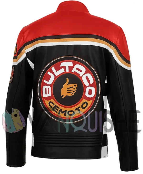 Bultaco Cemoto Vintage Mk-11 Leather Jacket back