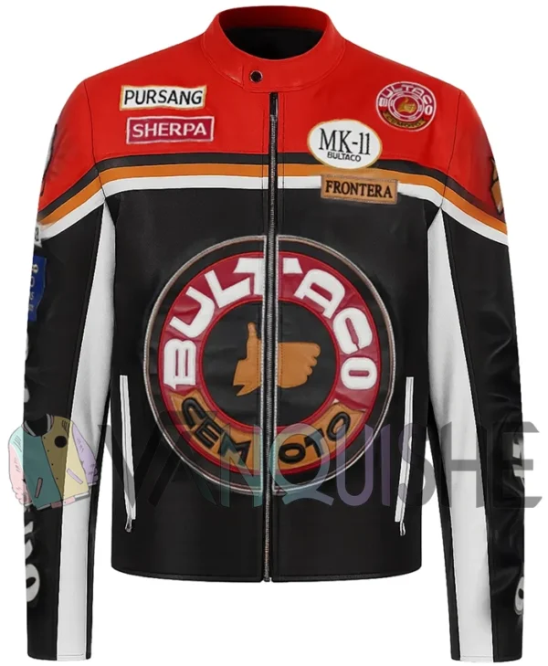 Bultaco Cemoto Vintage Mk-11 Leather Jacket front