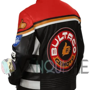Bultaco Cemoto Vintage Mk-11 Leather Jacket left back